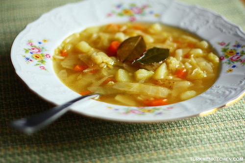 white cabbage soup